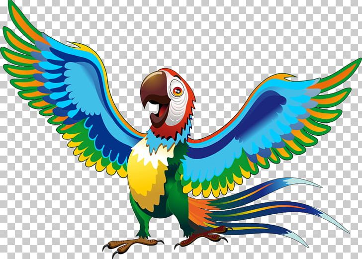 Parrot Cartoon Drawing Macaw PNG, Clipart, Animals, Balloon Cartoon, Beak, Bird, Canvas Free PNG Download