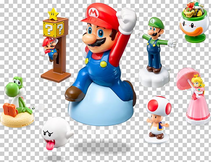 Fast Food Happy Meal McDonald's Super Mario Bros. Super Mario Run PNG, Clipart, 2016, Baby Toys, Fast Food, Fast Food Restaurant, Figurine Free PNG Download