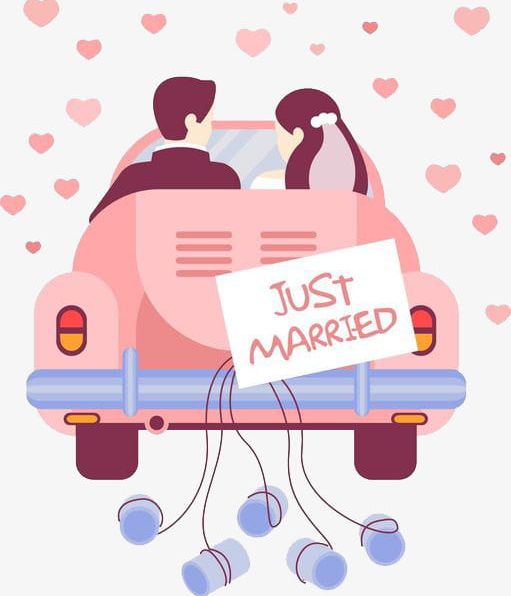 The Bride And Groom Wedding Car PNG, Clipart, A Wife, Bride, Bride Clipart, Car, Car Clipart Free PNG Download