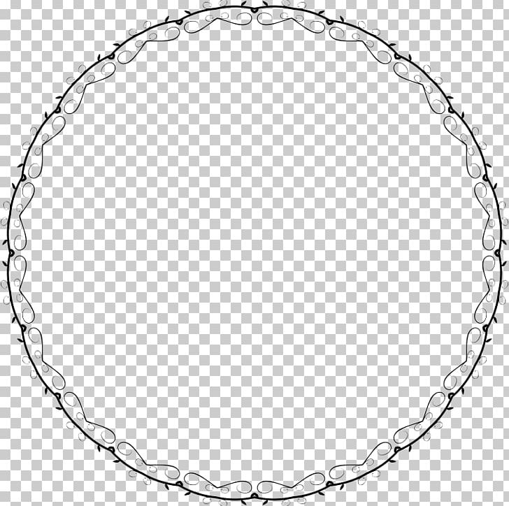 Circle Computer Icons Point PNG, Clipart, Area, Banner, Black And White, Body Jewelry, Chain Free PNG Download