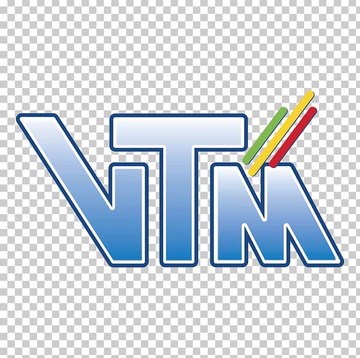 Logo VTM Graphics Television Commercial Broadcasting PNG, Clipart, Angle, Area, Blue, Brand, Commercial Broadcasting Free PNG Download