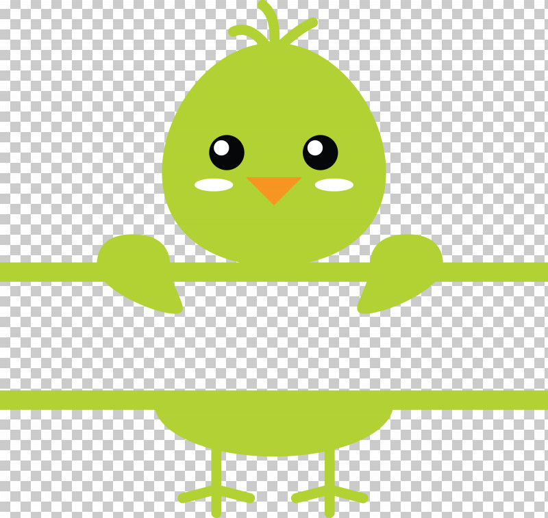 Chick Frame Easter Day PNG, Clipart, Bird, Cartoon, Chick Frame, Easter Day, Green Free PNG Download
