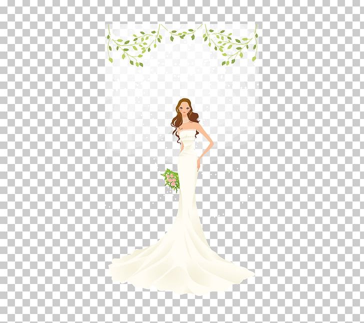 Wedding Dress Bride Ivory Gown PNG, Clipart, Beautiful, Bridal Clothing, Bride, Cartoon, Dress Free PNG Download