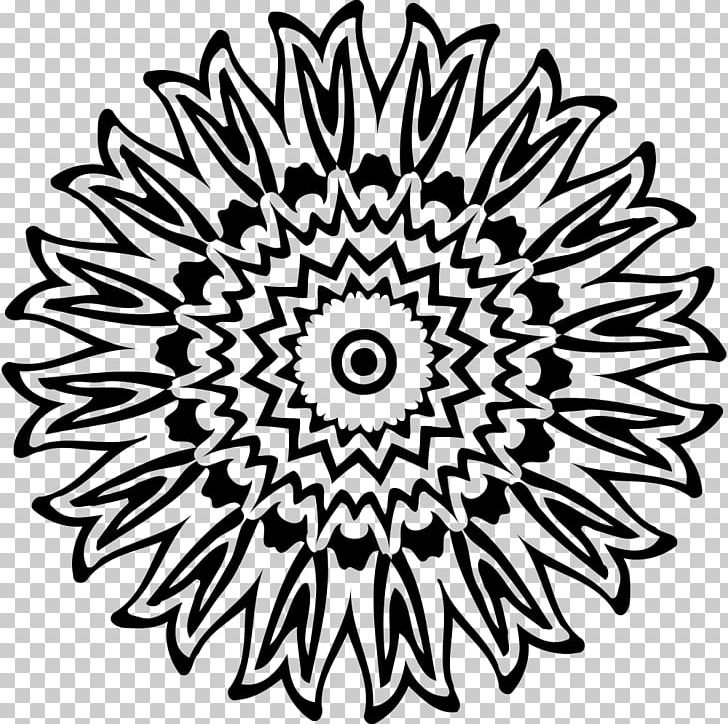 Black And White Paper Drawing Painting PNG, Clipart, Black, Black And White, Circle, Drawing, Flora Free PNG Download