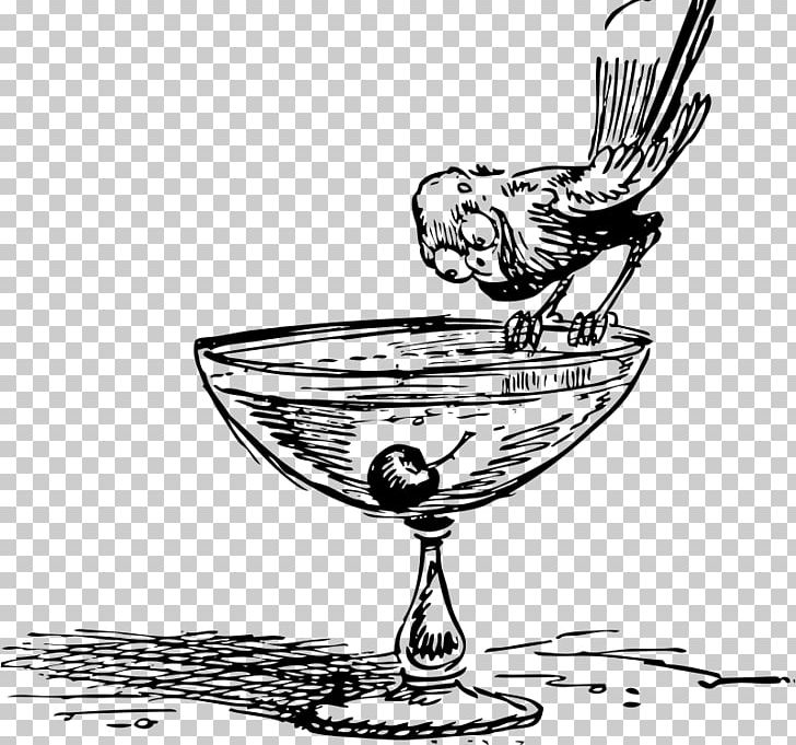 Cocktail Martini PNG, Clipart, Artwork, Bird, Black And White, Champagne Stemware, Cocktail Free PNG Download