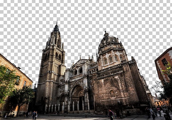 Toledo Cathedral Monastery Of San Juan De Los Reyes Madrid Alcxe1zar Of Seville Segovia PNG, Clipart, Attractions, Basilica, Building, Famous, Famous Building Free PNG Download