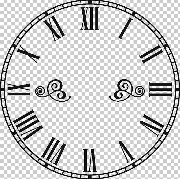 Clock Face Roman Numerals PNG, Clipart, Angle, Area, Black And White, Circle, Clock Free PNG Download