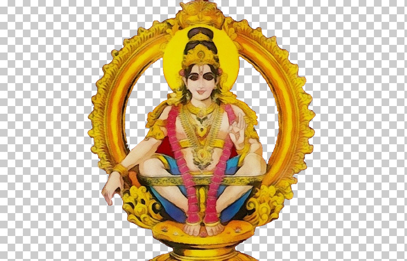 Statue Yellow Sculpture Figurine Temple PNG, Clipart, Carving, Figurine, Metal, Paint, Place Of Worship Free PNG Download
