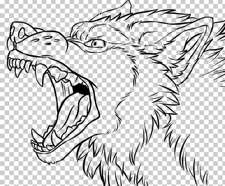 Line Art Gray Wolf Snarl Drawing Growling PNG, Clipart, Art, Artwork, Bear, Black And White, Carnivoran Free PNG Download