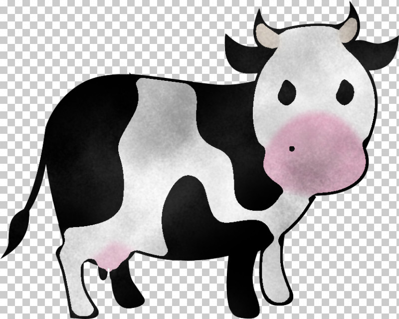 Cartoon Bovine Dairy Cow Snout Livestock PNG, Clipart, Animal Figure, Animation, Bovine, Cartoon, Cowgoat Family Free PNG Download