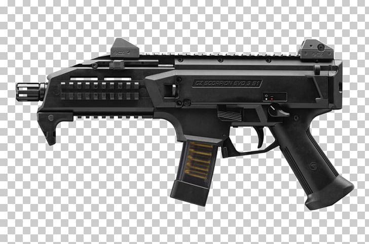 CZ Scorpion Evo 3 Škorpion Firearm Pistol Submachine Gun PNG, Clipart, 9 Mm, 919mm Parabellum, Air Gun, Airsoft, Airsoft Gun Free PNG Download