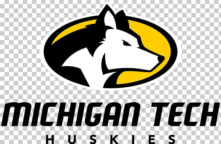 Michigan Tech Huskies Men's Ice Hockey Northern Michigan University Michigan Tech Recreation Western Collegiate Hockey Association Great Lakes Intercollegiate Athletic Conference PNG, Clipart, Animals, Area, Artwork, Black And White, Brand Free PNG Download