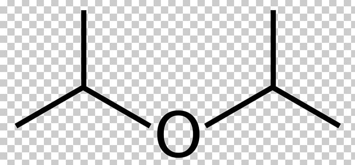 Diisopropyl Ether Structural Formula Chemical Substance Chemical Compound PNG, Clipart, Angle, Area, Black, Black And White, Chemical Free PNG Download