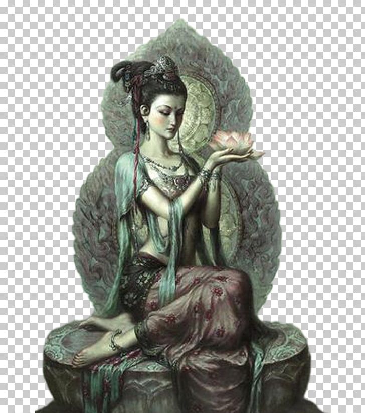 Dunhuang Guanyin Buddhism Reiki Goddess PNG, Clipart, Artwork, Bodhisattva, Bronze, Buddhism, China Free PNG Download