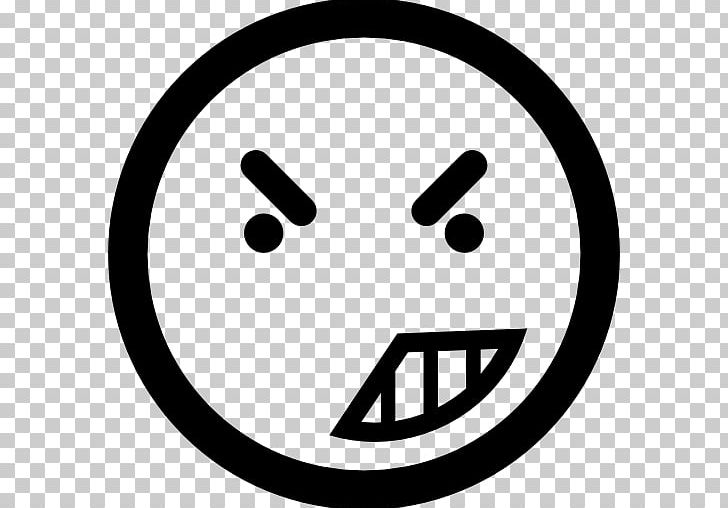 Emoticon Smiley Computer Icons PNG, Clipart, Anger, Area, Black And White, Circle, Computer Icons Free PNG Download