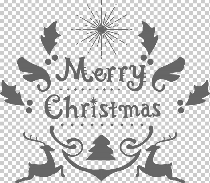 Christmas Fonts Merry Christmas Fonts PNG, Clipart, Blackandwhite, Calligraphy, Christmas Fonts, Leaf, Logo Free PNG Download