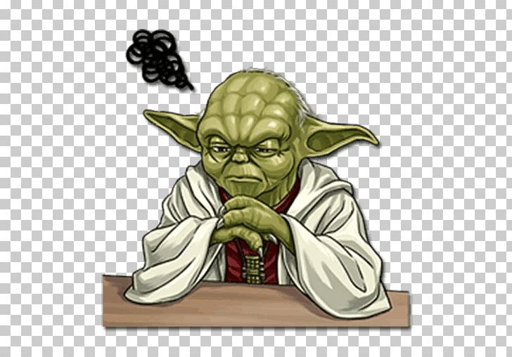 Yoda Sticker Telegram VKontakte PNG, Clipart, Art, Cartoon, Fictional Character, Figurine, Film Free PNG Download
