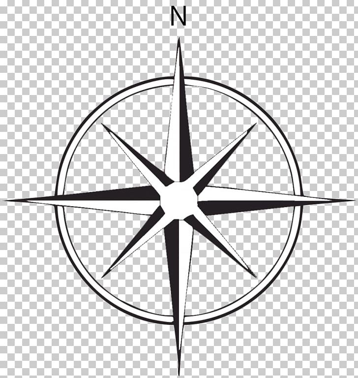 North Compass Rose PNG, Clipart, Angle, Area, Artwork, Black And White, Cardinal Direction Free PNG Download