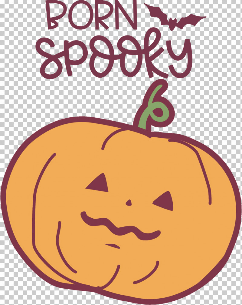 Spooky Pumpkin Halloween PNG, Clipart, Cartoon, Fruit, Halloween, Happiness, Meter Free PNG Download