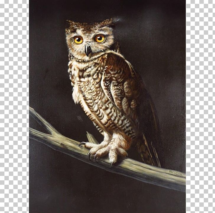 Great Horned Owl Oil Painting Photorealism PNG, Clipart, Animals, Art, Beak, Bird, Bird Of Prey Free PNG Download