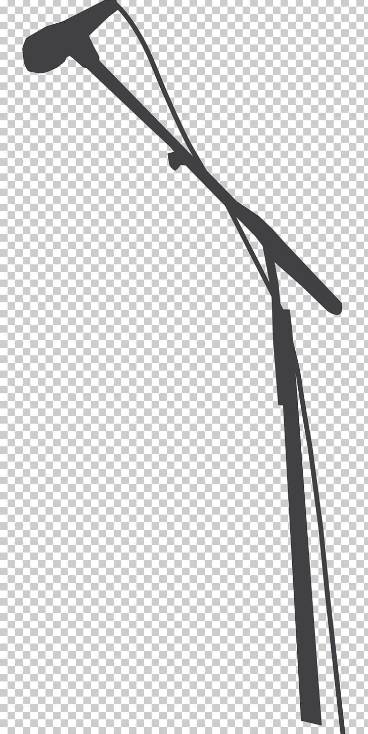 Microphone Stands Silhouette Drawing PNG, Clipart, Angle, Audio, Black, Black And White, Computer Icons Free PNG Download