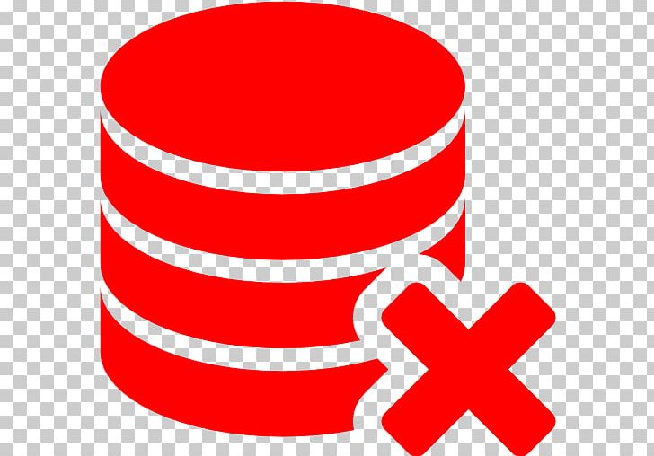 Computer Icons Delete Database PNG, Clipart, Area, Computer Icons, Database, Database Cliparts Red, Database Connection Free PNG Download