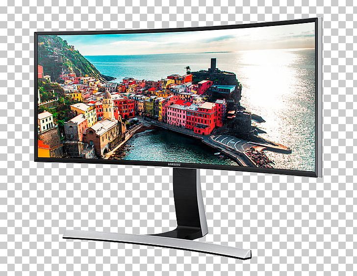 Samsung E790C Computer Monitors LED-backlit LCD Curved Screen 21:9 Aspect Ratio PNG, Clipart, 219 Aspect Ratio, Advertising, Business, Computer Monitor, Computer Monitor Accessory Free PNG Download