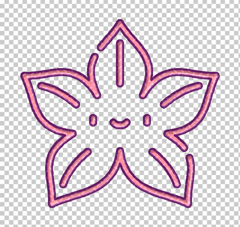 Flower Icon Tropical Icon PNG, Clipart, Flower Icon, Petal, Pink, Star, Sticker Free PNG Download
