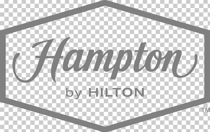 Logo Hampton By Hilton Hilton Hotels & Resorts Design PNG, Clipart, Angle, Area, Black And White, Brand, Diagram Free PNG Download