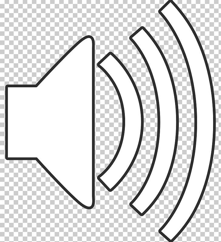 Computer Icons Volume Sound Symbol PNG, Clipart, Angle, Area, Black And White, Circle, Computer Icons Free PNG Download