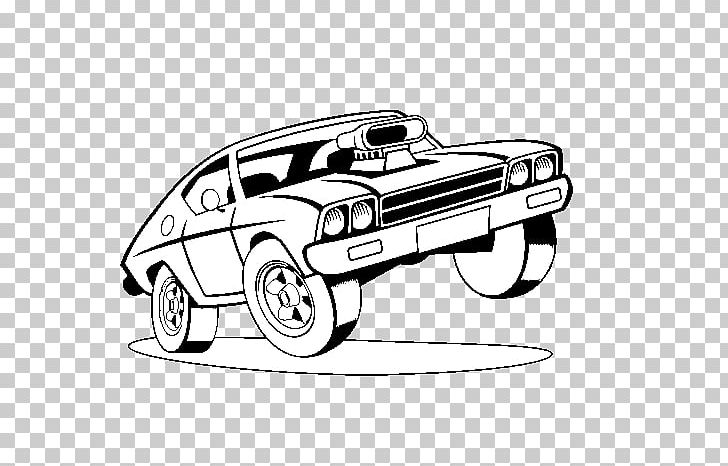 Sports Car Dodge Muscle Car Coloring Book PNG, Clipart, Angle, Antique Car, Automotive Design, Automotive Exterior, Black And White Free PNG Download