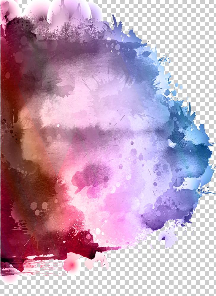 Watercolor Painting Ink Splash PNG, Clipart, Coating, Color, Computer Wallpaper, Decorative, Decorative Background Free PNG Download