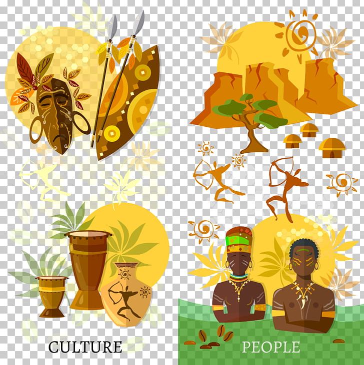 Africa Culture Tradition Illustration PNG, Clipart, Africa Travel, Christmas Decoration, Creative Background, Decor, Flower Free PNG Download