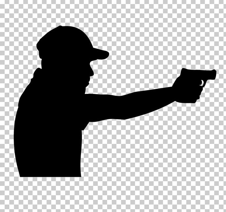 Metallic Silhouette Shooting Gun PNG, Clipart, Angle, Animals, Arm, Audio, Black And White Free PNG Download