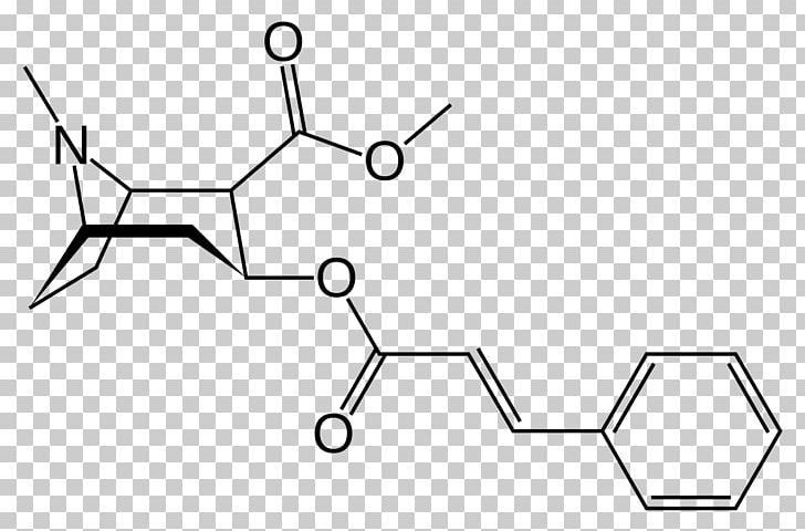 Methylecgonine Cinnamate Tropane Alkaloid Cinnamic Acid PNG, Clipart, Alkaloid, Angle, Area, Be Active, Black And White Free PNG Download