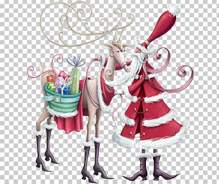 Christmas Ornament Reindeer Santa Claus Rudolph PNG, Clipart,  Free PNG Download