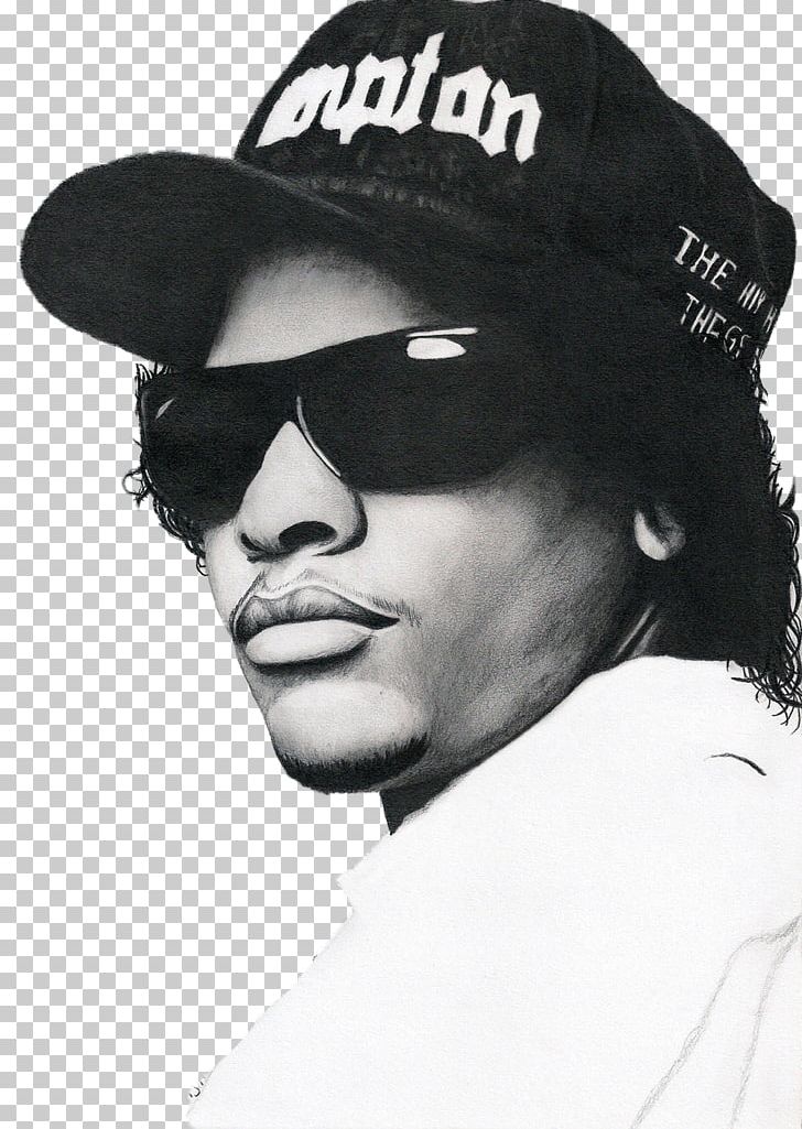 Eazy-E Drawing Hip Hop Music N.W.A. Painting PNG, Clipart, Art, Black And White, Cap, Deviantart, Drawing Free PNG Download