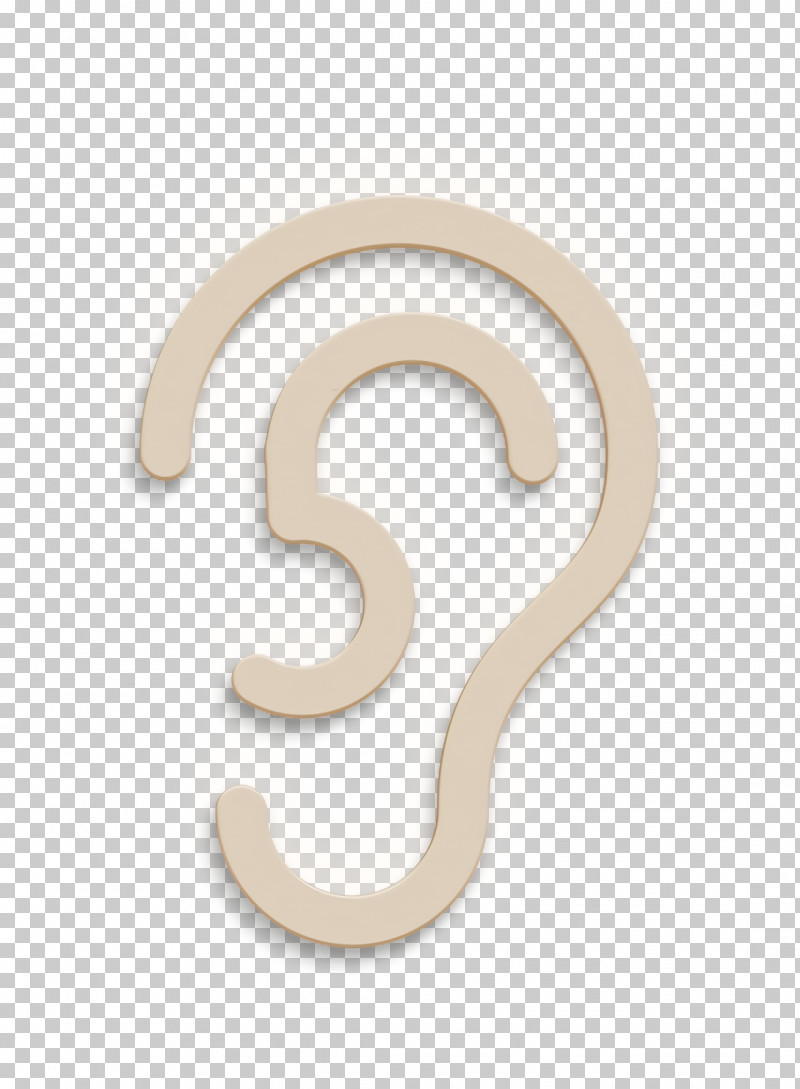 Ear Icon Medical Icon PNG, Clipart, Beige, Ear Icon, Medical Icon, Number, Symbol Free PNG Download