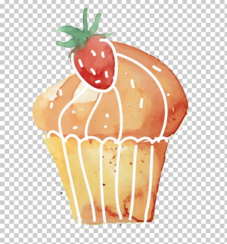 Cupcake Bakery Fruitcake Watercolor Painting PNG, Clipart, Baking , Birthday Cake, Cake, Creative Food, Encapsulated Postscript Free PNG Download