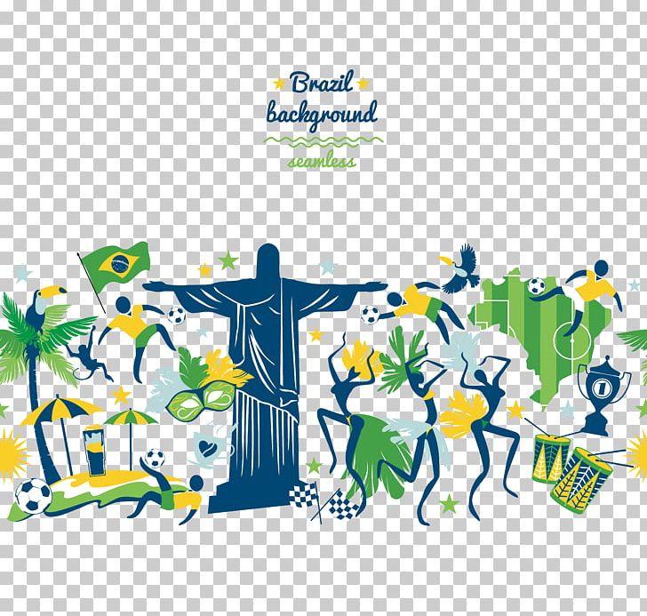 Rio De Janeiro Brazilian Carnival 2016 Summer Olympics Illustration PNG, Clipart, 2016 Olympic Games, Blue, Brazil, Brazil Games, Cartoon Free PNG Download