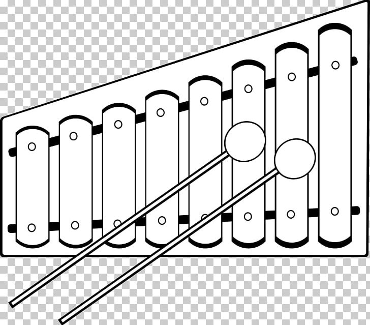 Xylophone Black And White PNG, Clipart, Angle, Area, Black And White, Drawing, Home Fencing Free PNG Download
