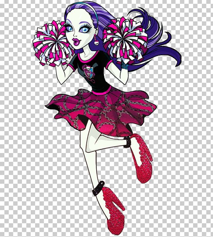 Monster High: Ghoul Spirit Monster High Spectra Vondergeist Daughter Of A Ghost Doll PNG, Clipart, Doll, Fashion Illustration, Fictional Character, Flower, Magenta Free PNG Download