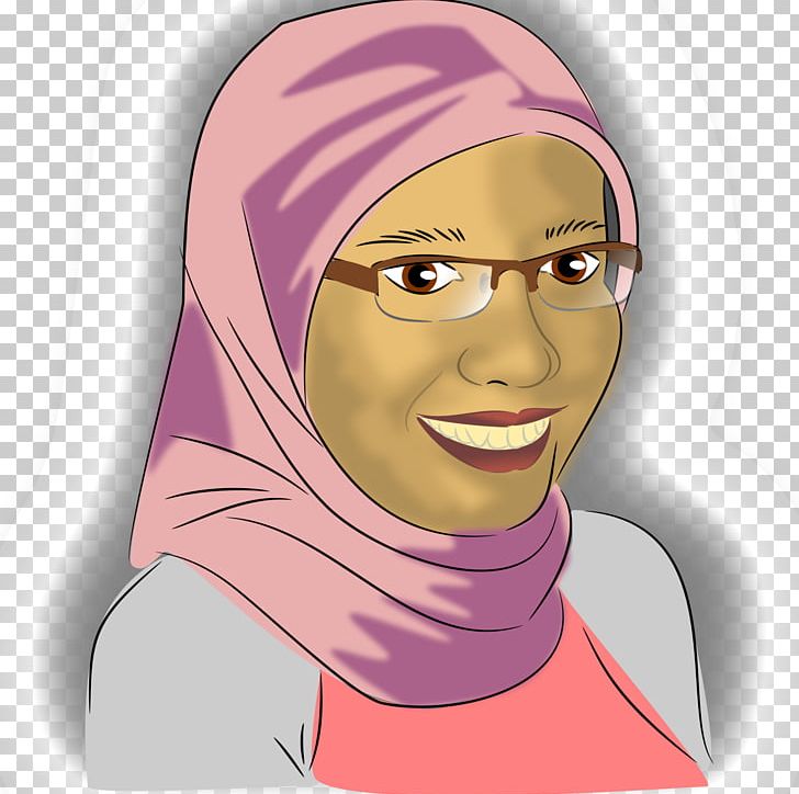 Hijab Woman PNG, Clipart, Cartoon, Cheek, Chin, Cool, Drawing Free PNG Download