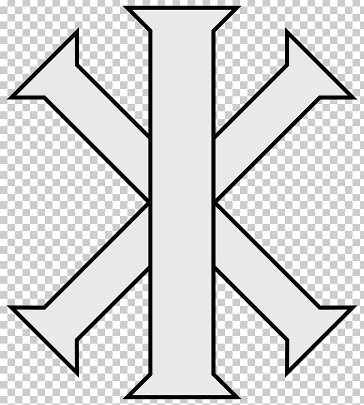 Chi Rho Christian Cross IX Monogram Symbol PNG, Clipart, Angle, Black, Black And White, Chi Rho, Christian Cross Free PNG Download