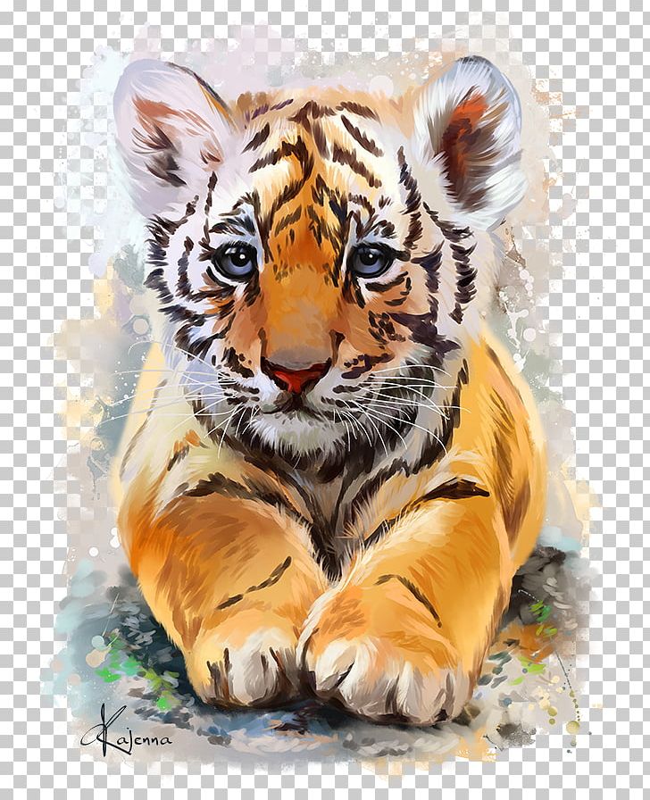 Baby Tigers Watercolor Painting PNG, Clipart, Animals, Art, Baby, Baby Tigers, Big Cat Free PNG Download