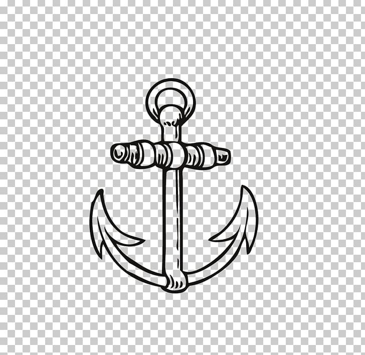 Anchor Drawing Ship PNG, Clipart, Anc, Anchors, Anchor Vector, Black And White, Brand Free PNG Download