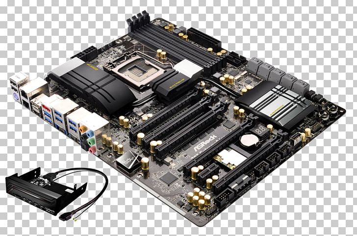Motherboard Intel Computer Hardware Thunderbolt ASRock PNG, Clipart, Asrock, Computer Hardware, Electronic Device, Gigabyte Technology, Intel Free PNG Download