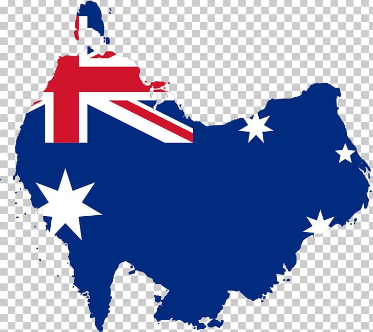 Flag Of Australia Map PNG, Clipart, Area, Australia, Australia Day, Blank Map, Blue Free PNG Download