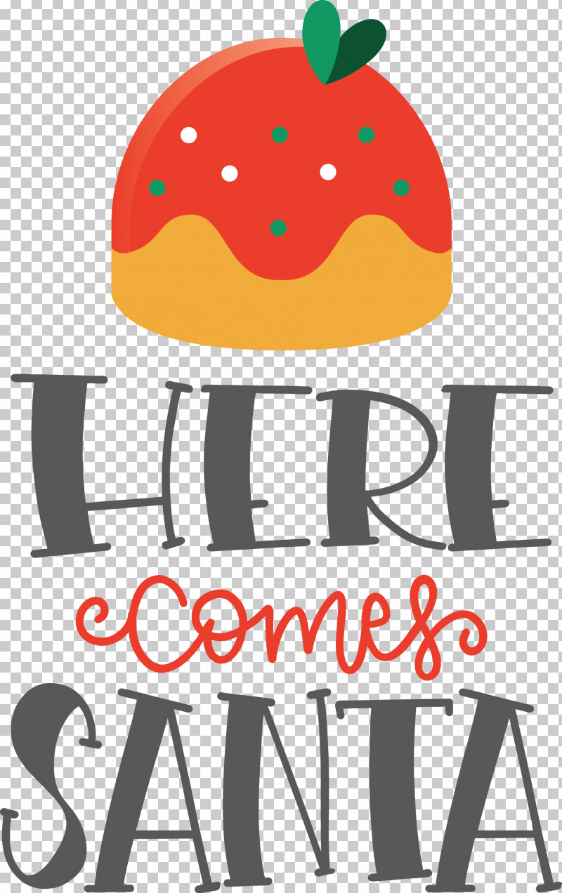 Here Comes Santa Santa Christmas PNG, Clipart, Christmas, Fruit, Happiness, Here Comes Santa, Logo Free PNG Download