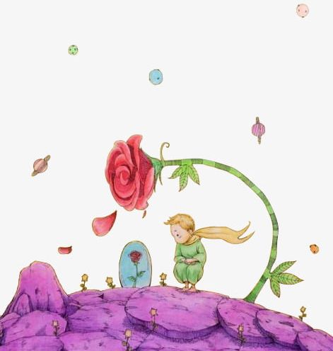 Little Prince With Roses PNG, Clipart, Cartoon, Child, Color, Design, Graphic Free PNG Download